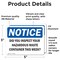 Signmission Did You Inspect Your Hazardous Waste Containers OSHA Notice Sign, Vinyl Decal, 5in W x 3.5in L, 2PK OS-2PACK-NS-D-35-L-10984 - alternate 5